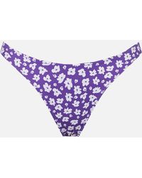 Mc2 Saint Barth - Cheeky Swim Briefs With Daisy Print - Lyst