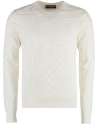 Dolce & Gabbana - Long Sleeve Crew-neck Sweater - Lyst