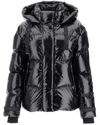 Woolrich - Shiny Nylon Down Jacket - Lyst