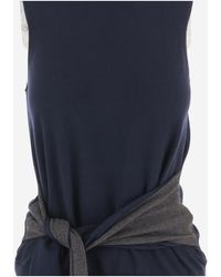 JW Anderson - Sleeveless Cotton And Cashmere Top Knitwear - Lyst