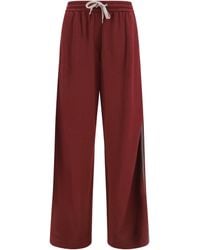 Brunello Cucinelli - Track Pants Cotton-Silk - Lyst