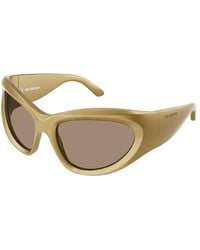 Balenciaga - Sunglasses Geometric Full Rim, Frame And Mirror Lens Bb0228S004 - Lyst