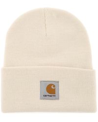Carhartt - Beanie Hat With Logo Patch - Lyst