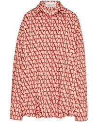 Valentino - Toile Iconographe Shirtdress Clothing - Lyst