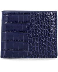 Tom Ford - Croc-Effect Leather Bi-Fold Wallet - Lyst