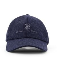 Brunello Cucinelli - Virgin Wool Baseball Hat - Lyst