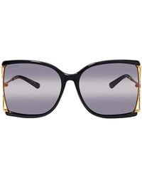 Gucci - GG0592SK Asian Fit 001 Women's Sunglasses - Lyst