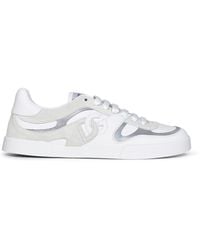 Dolce & Gabbana - And Ice Nappa Calfskin And Suede Portofino Sneakers - Lyst
