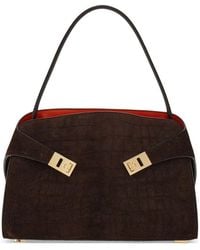 Ferragamo - Hug Small Leather Tote Bag - Lyst