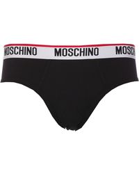 Moschino - Logo Band Bipack Slip - Lyst