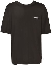 Michael Kors - Logo Round Neck T-Shirt - Lyst