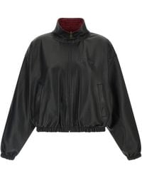 Balenciaga - Reversible Leather Jacket - Lyst