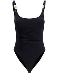 Versace - Medusa Â€95 Gathered Swimsuit - Lyst