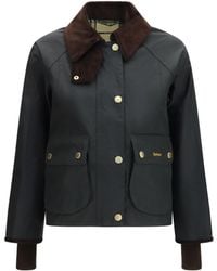 Barbour - Beadnell Waxed Jacket Cotton Down - Lyst