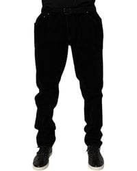 Dolce & Gabbana - Cotton Slim Fit Denim Trouser Jeans Viscose Elastane - Lyst
