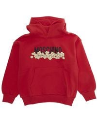 Moschino - Hoodie Cotton Hoods & Sweatshirts - Lyst