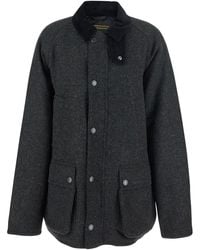 Barbour - Jacket With Classic Collar And Patch Pockets - Lyst