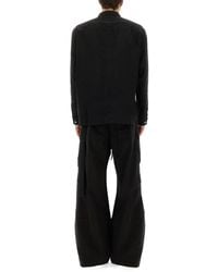 Rick Owens - Jumbo Outershirt Cotton Shirt - Lyst