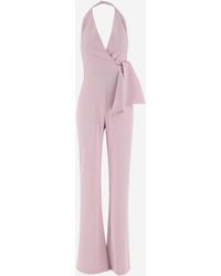 Pinko - Stretch Jersey Jumpsuit - Lyst