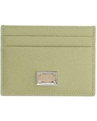 Dolce & Gabbana - Leather Card Holder Wallets & Purses - Lyst