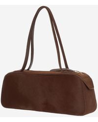 KHAITE - Simona Leather Shoulder Bag Calfskin Satchels & Cross Body - Lyst