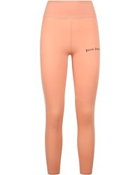 Palm Angels high-waisted track leggings - Orange