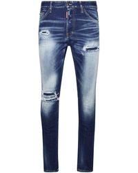 DSquared² - Cotton Blend Jeans - Lyst