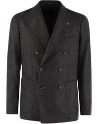 Tagliatore - Wool And Cashmere Double-Breasted Jacket - Lyst
