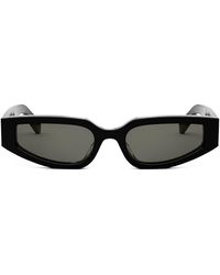 Celine - Eyewear Rectangle Framed Sunglasses - Lyst