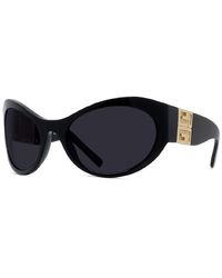 Givenchy - Sunglasses Oval Full Rim, Shiny- Frame And Lens Gv40073I01A - Lyst