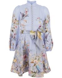 Zimmermann - Short Dresses - Lyst