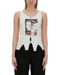 Our Legacy - Tank Top With Twin Print - Lyst