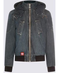 Moose Knuckles - Denim Cotton Down Jacket - Lyst