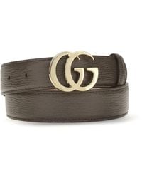 Gucci - Leather Belt Calf Bos Taurus E Braces - Lyst