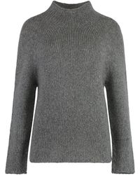 THE (Alphabet) - Cashmere Ribbed Turtleneck Sweater - Lyst