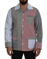 Dolce & Gabbana - Cotton Button-Down Sleepshirt - Lyst
