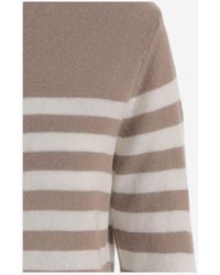 Bruno Manetti - Cashmere Sweater With Striped Pattern - Lyst