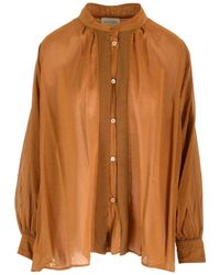 Forte Forte - Pleated Semi-Sheer Shirt - Lyst