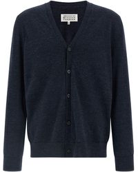Maison Margiela - Suede Patch Cardigan - Lyst