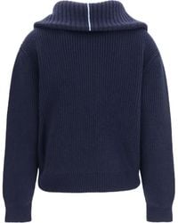 Malo - Cashmere High-Neck Zip Sweater Kashmir/Capra Hircus Polo Shirts - Lyst