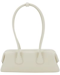 OSOI - Boat Wide Mini Shoulder Bag With Round Handles And Logo Lettering On The Front - Lyst