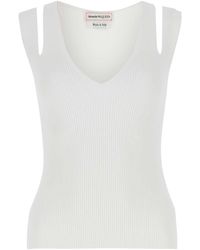 McQueen - Viscose Blend Top - Lyst