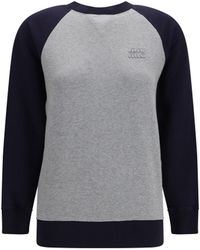 Miu Miu - Crewneck Sweatshirt- Cotton Sweater - Lyst