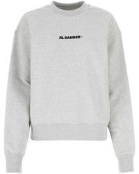 Jil Sander - Oversize Logo Sweatshirt - Lyst