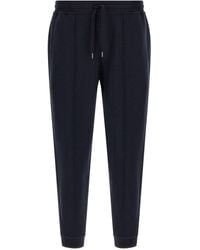 Brunello Cucinelli - Cotton, Cashmere And Silk Blend Joggers - Lyst
