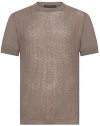 Low Brand - Ribbed Crewneck Sweater Cotton - Lyst