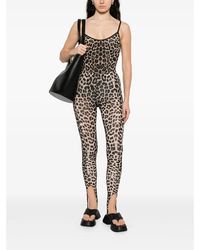 Baserange - Leopard-Print Leggings - Lyst