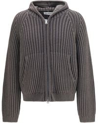 Our Legacy - Level Hooded Sweatshirt Merino Wool Ovis Aries Sweater - Lyst