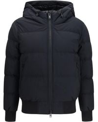 Moose Knuckles - Down Bomber Jacket Outer Nylon - Lyst