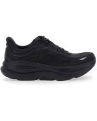 Hoka One One - 'Bondi 9' Low Top Sneakers With Maxi Logo Lettering On The Side - Lyst